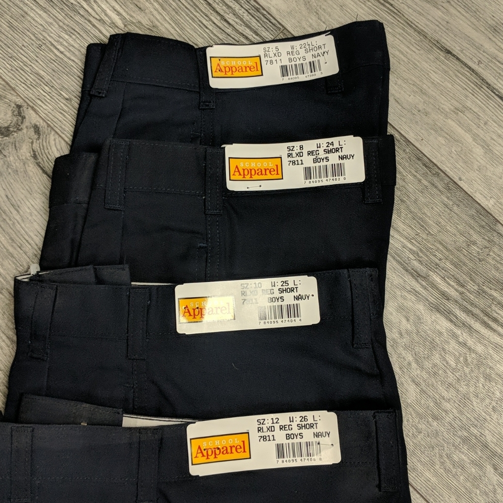 School Apparel RLXD REG SHORT NAVY - Picture 4 of 7